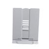Angoily Tablet Adjustable Bracket Metal Reading Frame for Books Multifunctional Holder for Reading Stand Prevent Myopia for Home Office Dorm Library Large Grey view 1