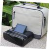 NUOBESTY 1pc Digital Accessories Storage Bag Projector Digital Accessory Storage Bag Storage Pouch Portable Pouch White view 3