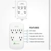 Greenlite Advanced Power Strip, 5-Outlet Wall Mount Surge Protector view 3