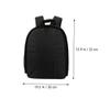 DIYEAH 1Pc Camera Backpack with Shockproof Sponge Portable DSLR Storage Bag for Photographers Shoulder Straps Fits Tripod for Travel and Outdoor Use view 2