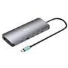 i-tec 4K Metal Nano USB-C Docking Station - 2x HDMI, 4x USB-C (10Gbps), 1x USB-A (10Gbps), 2x USB-A 2.0, Audio, SD/TF, 1Gbps LAN, PD 3.1 (140W) with Power Supply view 2