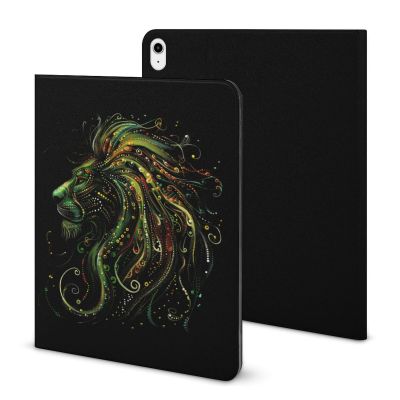 Jamaican Lion of Judah Reggae Tablet Case Slim Fit Standing Cover with Pencil Holder Compatible with Ipad IPAD 2020 AIR 4 10.9in