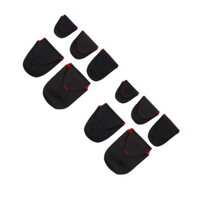 DIYEAH 2sets 5pcs Neoprene Lens Case Pouch for Dslr Camera Shockproof Protective Carrying Bag for Mirrorless Lenses Lightweight and Compact Design for Photographers 5pcs*2
