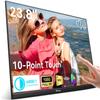 23.8" Portable Touchscreen Monitor 100% sRGB VA FHD 1080P, 4000:1 Contrast, VESA, Built-in Speaker, w/90Adjustable Stand USB-C HDMI 75Hz External Second Touch Screen Display for Laptop/PC/Phone view 1