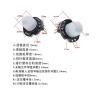 10PCS/LOT MH-SR602 MINI Motion Sensor Detector Module SR602 Pyroelectric Infrared PIR kit Sensory Switch Bracket for DIY view 2