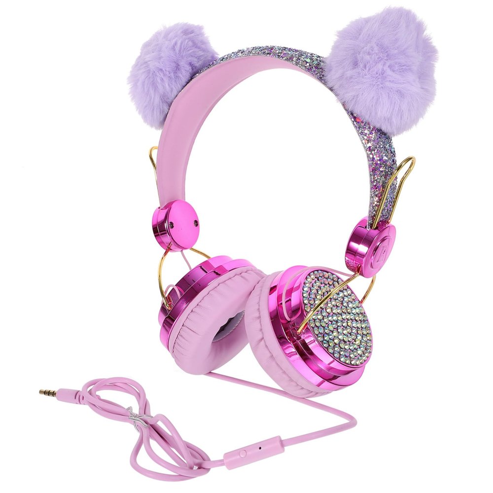 MERRYHAPY Headset for Boys and Girls Boys and Girls Cartoon Headphones Earphones Volume Comfortable for Travel