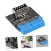 DIYEAH USB Front Panel Adapter to USB Converter Straight Type Connection for Computer Motherboards for Enhanced Connectivity view 2