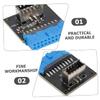 DIYEAH USB Front Panel Adapter to USB Converter Straight Type Connection for Computer Motherboards for Enhanced Connectivity view 4