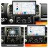 13 Inch QLED Touch Screen 8 Core 4+32GB Android Car Radio for Dodge Ram 1500 2500 3500 2013-2019 Automatic AC Radio Upgrade Dash Kit Built-in Car-Play Android Auto GPS Navi view 2