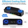 Cooling Fan Dock Station Compatible with Nintendo Switch 2, Adapter Compatible with Gamecube Controller, Dual-Fan Cooling System with 2 USB Ports for Charging Data view 2
