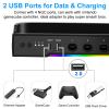 Cooling Fan Dock Station Compatible with Nintendo Switch 2, Adapter Compatible with Gamecube Controller, Dual-Fan Cooling System with 2 USB Ports for Charging Data view 4
