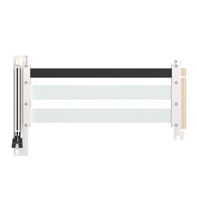 WEISUYUUS pieceIE5.0 X16 Risers Cable for Graphics, Highly Speed Flexible GPU Extender Risers Cable Extension 90Degree Angles 64GB/s