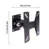 14-24 Inch TV Stand LCD LED Monitor Wall Mount Bracket Fixed Flat Panel TV Frame Support 180 Degree Tilt Angle with Screws view 2