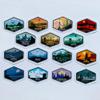 (15PCS) National Park Star Sticker Alderaan A Peaceful World Outdoor Nature Camping Hiking Waterproof Die-Cut Vinyl Sticker for Water Bottles Laptop Phone Case Car Travel Adventure Park 3 Inch view 1