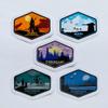 (15PCS) National Park Star Sticker Alderaan A Peaceful World Outdoor Nature Camping Hiking Waterproof Die-Cut Vinyl Sticker for Water Bottles Laptop Phone Case Car Travel Adventure Park 3 Inch view 4