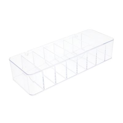 DIYEAH Cable Organizer Box with Lid Compartment Cord Organizer for and Tidy Homes for Cables and Accessories