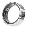 Smart Rings Fitness Tracker, Silver IP68 Water Proof Touch Screen Smart Rings Exercise Redord Steps with Charging Bay for Men Women (Size 9) view 1