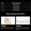 Smart Rings Fitness Tracker, Silver IP68 Water Proof Touch Screen Smart Rings Exercise Redord Steps with Charging Bay for Men Women (Size 9) view 2