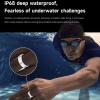 Smart Rings Fitness Tracker, Silver IP68 Water Proof Touch Screen Smart Rings Exercise Redord Steps with Charging Bay for Men Women (Size 9) view 3