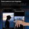 Smart Rings Fitness Tracker, Silver IP68 Water Proof Touch Screen Smart Rings Exercise Redord Steps with Charging Bay for Men Women (Size 9) view 4