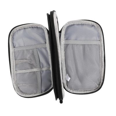DIYEAH Travel Organizer Bag Multi Zippered Cord Case Compact Electronics Storage for Outdoor Accessories Upgrade Version Mysterious