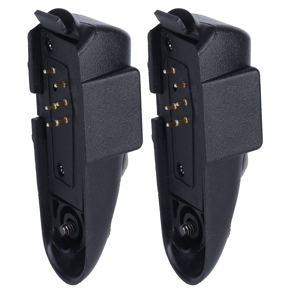 2 Pcs Walkie Talkie 7 Pin to 2 Pin Headset Adapter, Compatible with GP140 GP320 GP328 GP329 GP338, for HT750 HT1250 HT1550, with Dust Cover, Small Size for Easy Carry