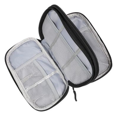 NUOBESTY Electronic Accessories Storage Organizer Pouch for Travel Zipper Case for Cables Chargers Usb Drives Large Capacity for Outdoor Use