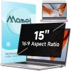 Nano Laptop Privacy Screen 15.6 Inch 16:9, No Glue Computer Monitor Privacy Shield, Matte Anti Glare Blue Light Filter Compatible with Lenovo Hp Dell Acer Asus Thinkpad Envy Xps view 1