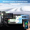 10.2 Inch Car Stereo Radio for Jeep Compass 2017-2020 Touchscreen with Wireless CarPlay Android Auto,[4GRAM 32GROM] Android 13 Player Radio with Bluetooth,5GWiFi,SWC,Mirror Link, GPS view 3