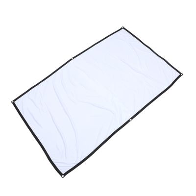 Angoily Polyester Folding Projector Screen Set Home Theater Screen for Movie Projection