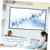 Angoily Polyester Folding Projector Screen Set Home Theater Screen for Movie Projection view 3