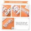 Angoily Compartment Cable Management Box Durable Plastic Storage Organizer for Data Cables Neat Sundries Organizer with Easy Access for Use view 2