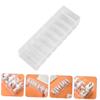 Angoily Compartment Cable Management Box Durable Plastic Storage Organizer for Data Cables Neat Sundries Organizer with Easy Access for Use view 3