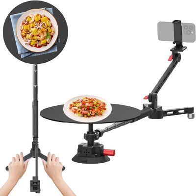 360 Video Rotating Platform Kit,Adjustable Panoramic Rotating Shooting Stage Professional Video Stabilizers Video Rotating Platform for Filmmakers Videographers