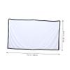 POPETPOP Retractable Outdoor Projector Screen Home Theater Movie Projector Screen view 2