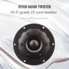 HIFIDIY LIVE 2PCS HiFi 4 inch Tweeter Speaker Unit 25-core Black Silk Membrane 8OHM 30W Home Film Treble Loudspeaker B1-102S view 4