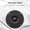 HIFIDIY LIVE 2PCS HiFi 4 inch Tweeter Speaker Unit 25-core Black Silk Membrane 8OHM 30W Home Film Treble Loudspeaker B1-103S view 3