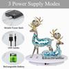 JAYEGT Motorized Rotating Display Stand350Lbs Load 360 Degree Electric Rotating Turntable for Photography Products DisplayLive Show,Remote Control +5 Colors Backgrounds (White/23.6Inch /Rechargeable) view 3