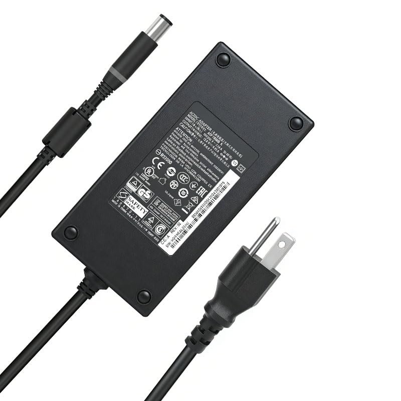 180W Laptop Charger fit for Dell G7 15 17 7588 7590 7790 G5 15 5587 5590 G3 15 3579 17 3779 FA180PM111 HA180PM180 19.5V 9.23A