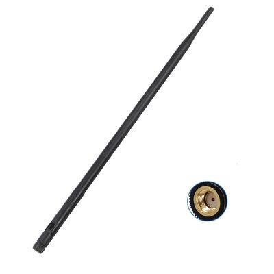2.4G 5.8G Computer Motherboard WiFi Antenna 12dBi High Gain Router RP SMA Male Signal Enhancement Receive Bluetooth Glue Stick (5.8G RP-SMA Male 1pcs)