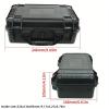 88JUNYh Waterproof Hard Case with Foam Waterproof Hard Shell PP Suitcase  Portable Shockproof Storage with Sponge(246x168x105mm) view 2