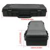 88JUNYh Waterproof Hard Case with Foam Waterproof Hard Shell PP Suitcase  Portable Shockproof Storage with Sponge(246x168x105mm) view 4