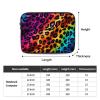 12 Inch Laptop Sleeve Bag Waterproof Shockproof Laptop Case Bag Rainbow Leopard Print Computer Skin Bags Lightweight Tablet Carrying Case view 4