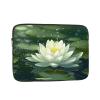 12 Inch Laptop Sleeve Bag Waterproof Shockproof Laptop Case Bag Lotus On Water Computer Skin Bags Lightweight Tablet Carrying Case view 1