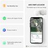 GPS Tracker for Vehicles,No Monthly Fee Mini GPS Car Tracker,Hidden Car Tracker with Magnetic Case,Real Time Car GPS Tracker Work with Apple Find My(iOS Only) (White,2PCS) view 3
