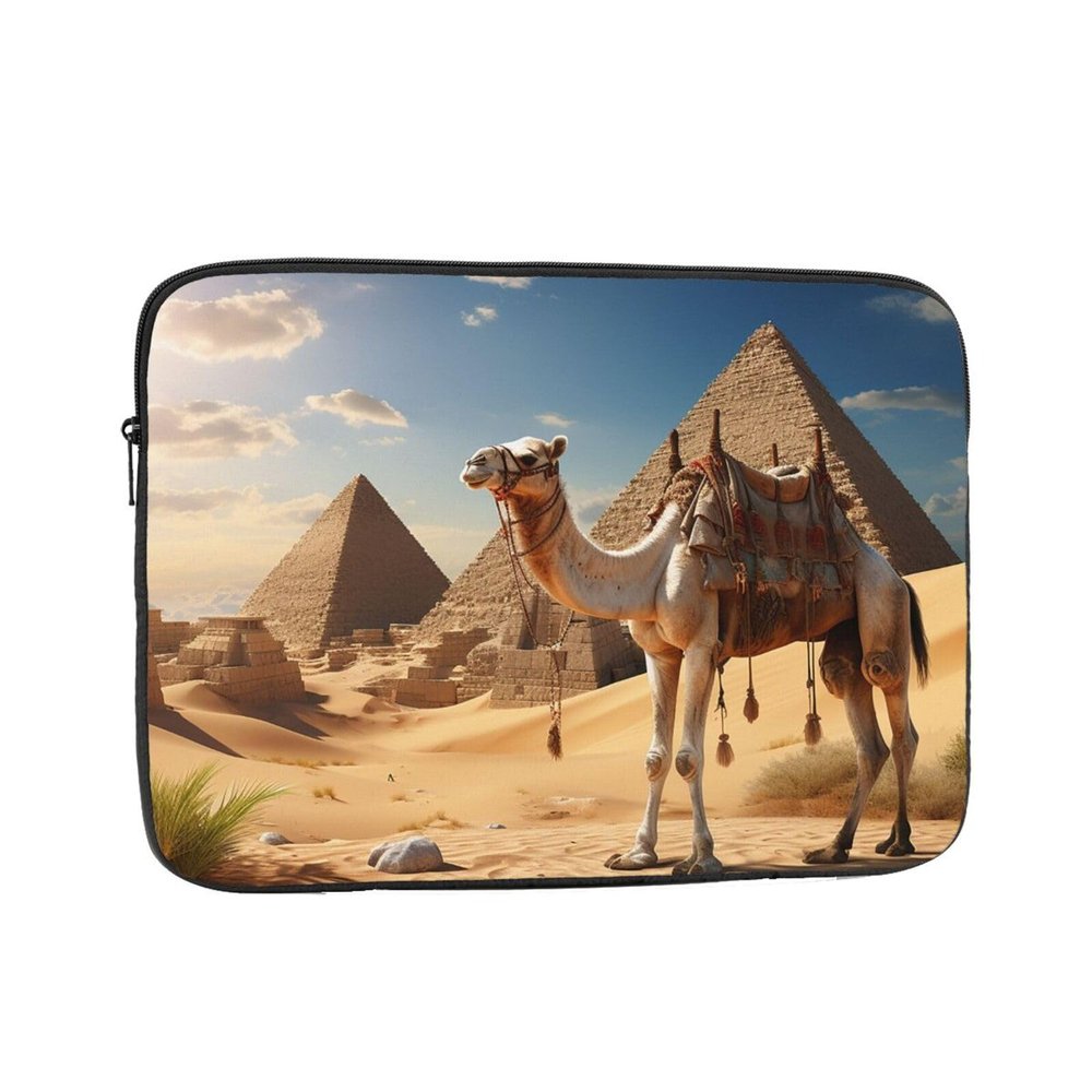 12 Inch Laptop Sleeve Bag Waterproof Shockproof Laptop Case Bag Camel Desert Computer Skin Bags Lightweight Tablet Carrying Case