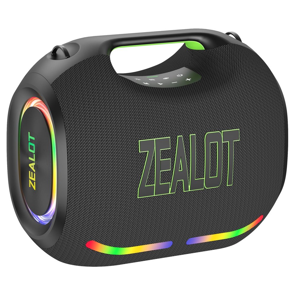 250W RMS Bluetooth Speaker, 300W Peak Portable Speaker with Powerful Sound and Deep Bass, Multi-device Pairing, IPX6 Waterproof, 5.3 BT, 48000mAh Long Playtime for Party, Outdoor, Home, Travel (Black)