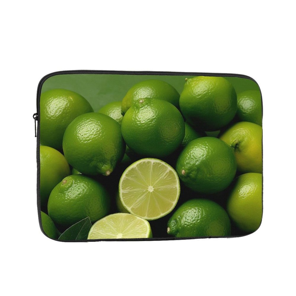 10 Inch Laptop Sleeve Bag Waterproof Shockproof Laptop Case Bag Fresh Green Lime Computer Skin Bags Lightweight Tablet Carrying Case