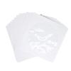KALLORY 100 Pcs CD DVD Storage Bags Portable Paper Cases for Home and Travel White Self-Sealing CD Wallet Window for Easy Access and Organization view 3