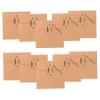 GANAZONO 10Pcs Paper CD Storage Bags CD Dvd Envelopes for Organizing Discs CD Dvd Packaging Easy Open for Home Office Use view 1